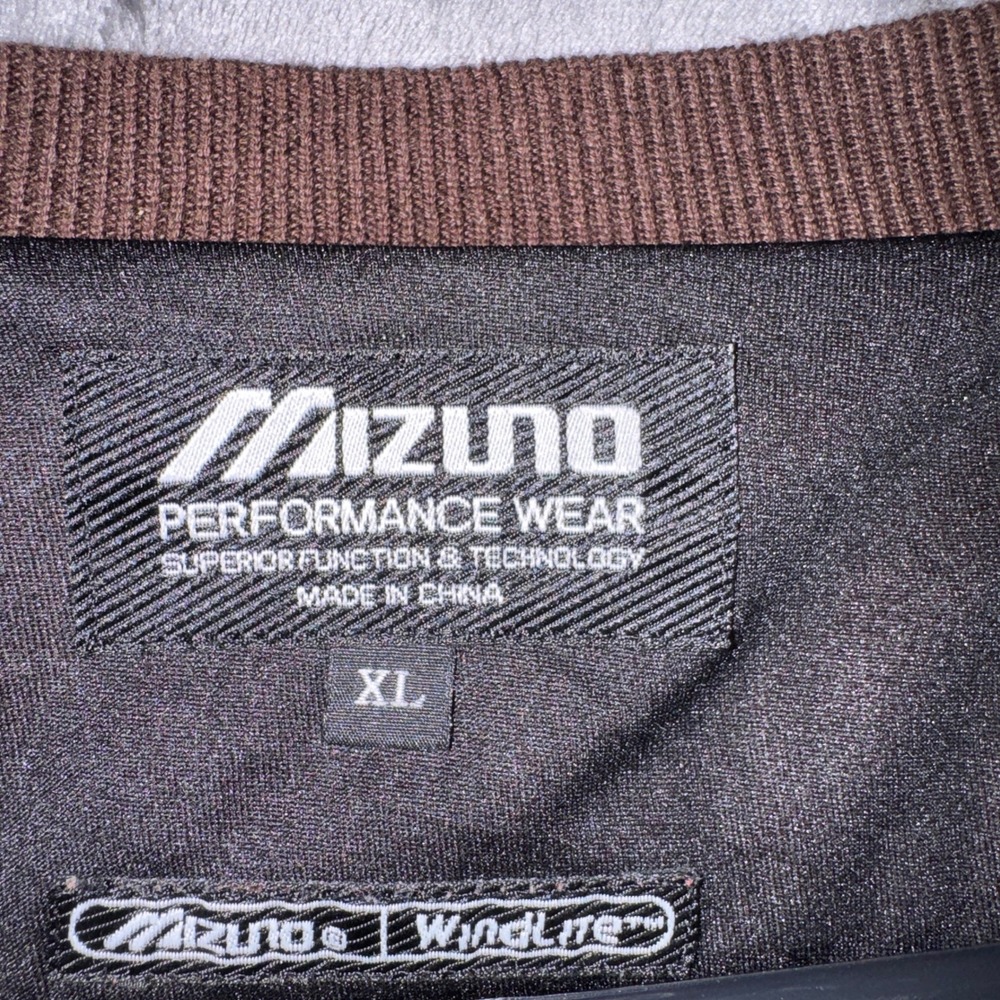 Mizuno WindLite Golf Sweater Mens XL Orange V-Neck Lined Performance Pullover - Picture 7 of 14